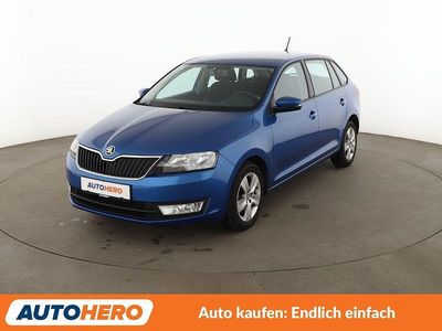 Gebraucht Skoda Rapid Ambition 90 PS (66 kW) 2016 Blau Kleinwagen