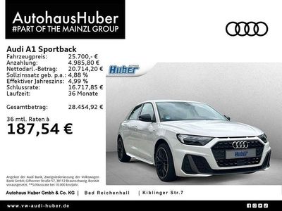 B4 cortinaweiß Gebraucht 2024 Audi A1 Sportback S-Line Kleinwagen | 25.700 € (Fairer Preis)