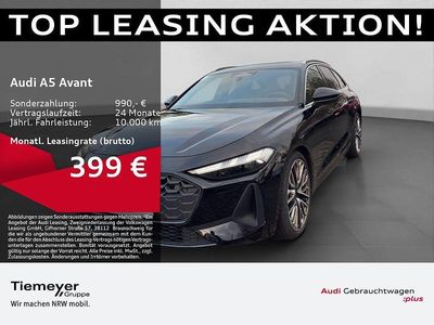 Mythosschwarz metallic Gebraucht 2024 Audi A5 S-Line Kombi | 55.990 € (Etwas zu teuer)