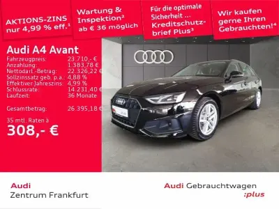 Używany Audi A4 150 KM (110 kW) 2023 Czarny Kombi
