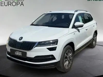 Gebraucht Skoda Karoq Clever 150 PS (110 kW) 2022 Moon weiss metallic SUV
