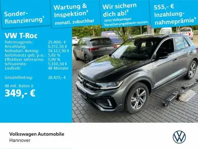 Gebraucht VW T-Roc R-line 150 PS (110 kW) 2022 Indiumgrau metallic SUV
