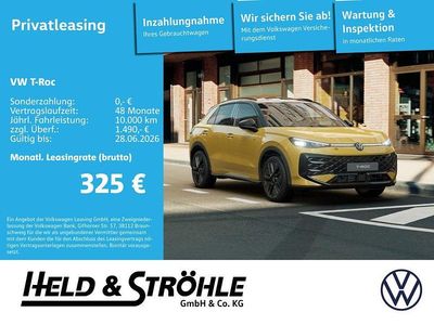 Novo VW T-Roc R-line 150 HP (110 kW) 2026 Amarelo SUV