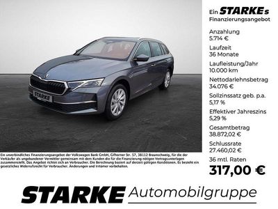 Grau (graphitegrau metallic) Neu 2025 Skoda Octavia Selection Kombi | 38.990 € (Fairer Preis)