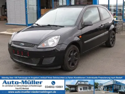 Gebraucht Ford Fiesta 80 PS (58 kW) 2008 Schwarz Kleinwagen
