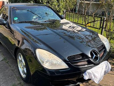 Usata Mercedes SLK200 163 CV (119 kW) 2003 Nero Cabrio