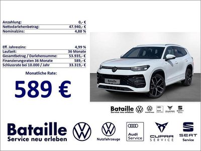 Usata VW Tayron R-line 150 CV (110 kW) 2025 Bianco SUV