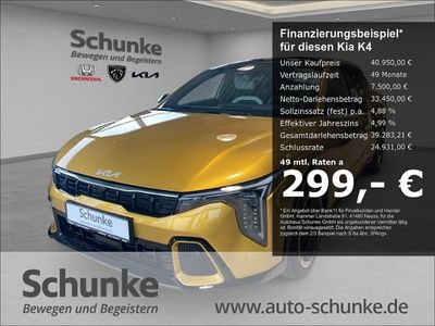 Nouă Kia K4 GT-Line 179 CP (131 kW) 2026 Galben Berlinǎ