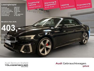 Gebraucht Audi A5 Cabriolet S-Line 265 PS (194 kW) 2022 Mythosschwarz (metallic) Cabrio