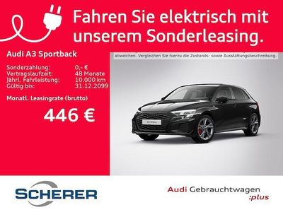 Gebraucht Audi A3 Sportback e-tron Ambiente 245 PS (180 kW) 2022 Mythosschwarz metallic (metallic) Kleinwagen