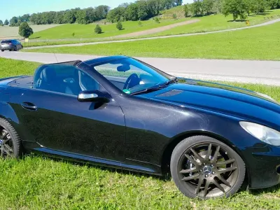 Gebraucht Mercedes SLK200 163 PS (119 kW) 2007 Schwarz Cabrio