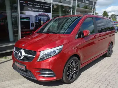 Second-hand Mercedes V300 Avantgarde 237 CP (174 kW) 2022 Roșu Monovolum