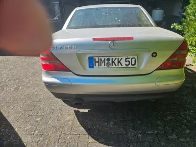 Używany Mercedes SLK200 136 KM (100 kW) 1998 Srebrny Kabriolet