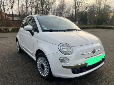 Gebraucht Fiat 500 Lounge 69 PS (50 kW) 2009 Weiß Cabrio