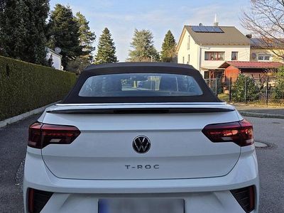 Gebraucht VW T-Roc Cabriolet R-line 150 PS (110 kW) 2022 Weiß Cabrio