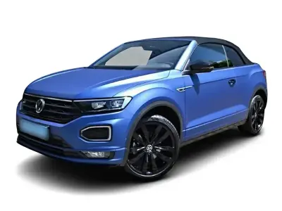 Gebraucht VW T-Roc Cabriolet R-line Edition 2021 Blau Cabrio