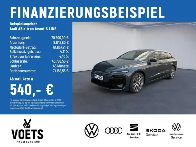 Gebraucht Audi A6 e-tron Performance 269 kW (367 PS) 2025 Blau Kombi