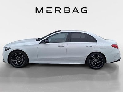 Weiß Gebraucht 2022 Mercedes C300e AMG line Limousine | 40.770 € (Teuer)