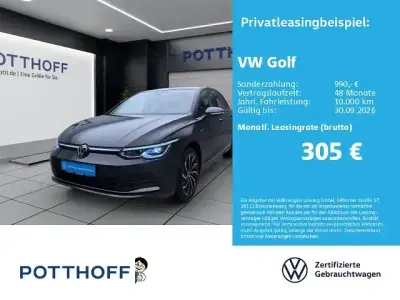 Gebraucht VW Golf VIII Style 190 PS (139 kW) 2024 Grau Limousine