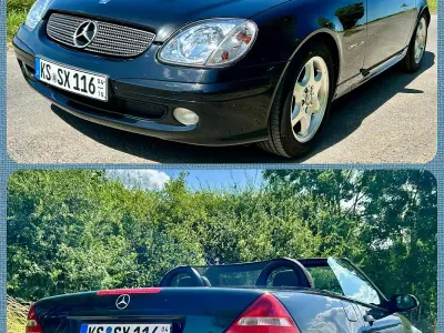 Gebraucht Mercedes SLK200 163 PS (119 kW) 2003 Schwarz Cabrio