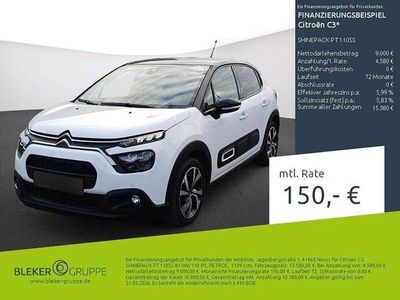 Weiß Gebraucht 2021 Citroën C3 Shine Limousine | 13.580 € (Fairer Preis)