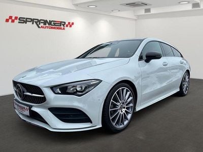 Weiß Gebraucht 2021 Mercedes CLA200 Shooting Brake AMG line Kombi | 29.900 € (Fairer Preis)