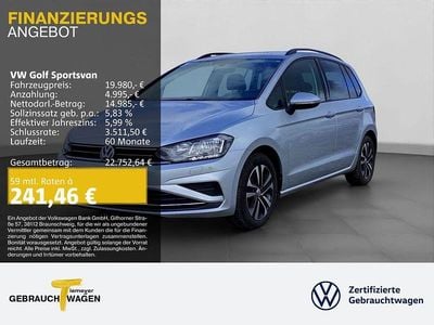 Usata VW Golf United 150 CV (110 kW) 2020 Argento Monovolume
