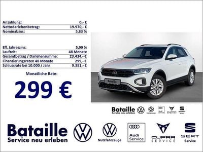 Second-hand VW T-Roc Life 116 CP (85 kW) 2023 Alb SUV