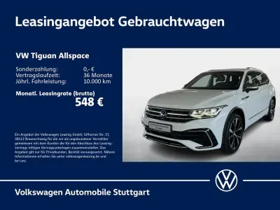 Gebraucht VW Tiguan Allspace R-line 245 PS (180 kW) 2023 Weiß SUV