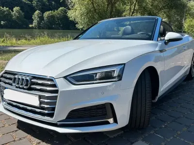 Gebraucht Audi A5 Cabriolet S-Line 150 PS (110 kW) 2019 Weiß Cabrio