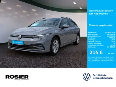 Gebraucht VW Golf VIII Life 150 PS (110 kW) 2022 Grau / mondstein grau Kombi