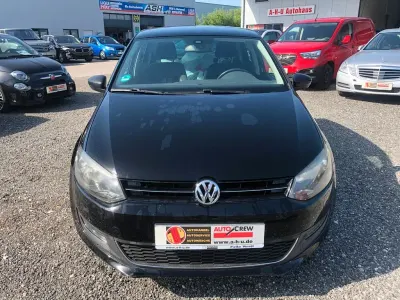 Gebraucht VW Polo Match 69 PS (50 kW) 2012 Schwarz Kleinwagen