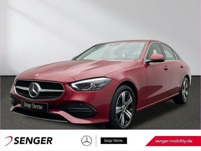 Rot Gebraucht 2024 Mercedes C200 Avantgarde Limousine | 43.260 € (Etwas zu teuer)