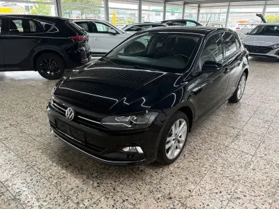 Gebraucht VW Polo Highline 95 PS (69 kW) 2021 Schwarz Kleinwagen