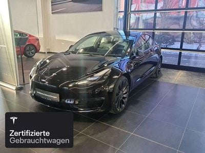 Gebraucht Tesla Model 3 Performance 377 kW (513 PS) 2021 Schwarz Limousine