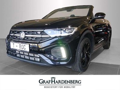 Deep black perleffekt schwarz Gebraucht 2025 VW T-Roc Cabriolet R-line Cabrio | 37.961 € (Etwas zu teuer)