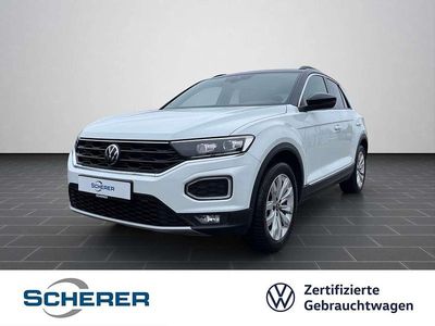 Gebraucht VW T-Roc Pro 150 PS (110 kW) 2021 Pure white schwarz (metallic) SUV