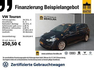 Schwarz Gebraucht 2025 VW Touran Pro Van / Kleinbus | 34.333 € (Fairer Preis)