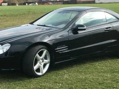 Używany Mercedes SL500 306 KM (225 kW) 2002 Czarny Kabriolet