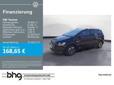 Gebraucht VW Touran Goal 150 PS (110 kW) 2025 Schwarz Van / Kleinbus