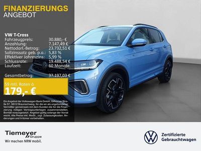 Neu VW T-Cross R-line 150 PS (110 kW) 2025 Blau SUV