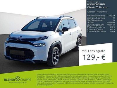 Gebraucht Citroën C3 Aircross Shine 110 PS (80 kW) 2023 Weiß SUV