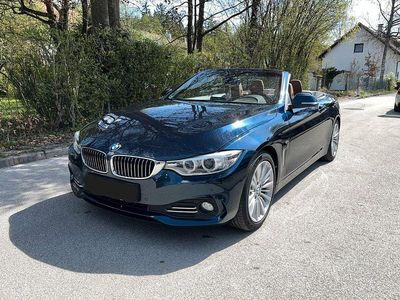 Second-hand BMW 420 Luxury Line 184 CP (135 kW) 2015 Albastru Cabrio