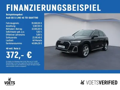 Gebraucht Audi Q5 S-Line 204 PS (150 kW) 2023 Schwarz SUV