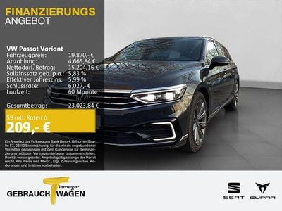 Grau Gebraucht 2021 VW Passat GTE Kombi | 19.590 € (Fairer Preis)