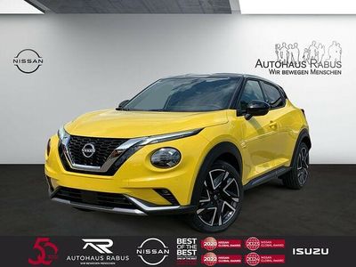 Gebraucht Nissan Juke 114 PS (83 kW) 2024 Iconic yellow (p) kontrast bla SUV