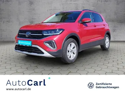 Gebraucht VW T-Cross Life 95 PS (69 kW) 2025 Rot SUV