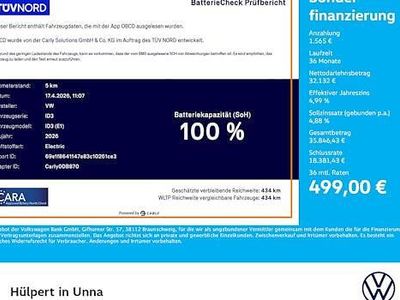 Nuova VW ID.3 Pure 125 kW (170 CV) 2026 Nero Utilitaria