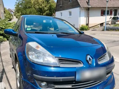 Gebraucht Renault Clio III 88 PS (64 kW) 2006 Blau Kleinwagen