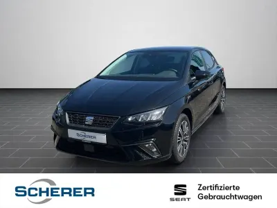 Gebraucht Seat Ibiza Style 95 PS (69 kW) 2025 Midnight schwarz metallic (metallic) Kleinwagen
